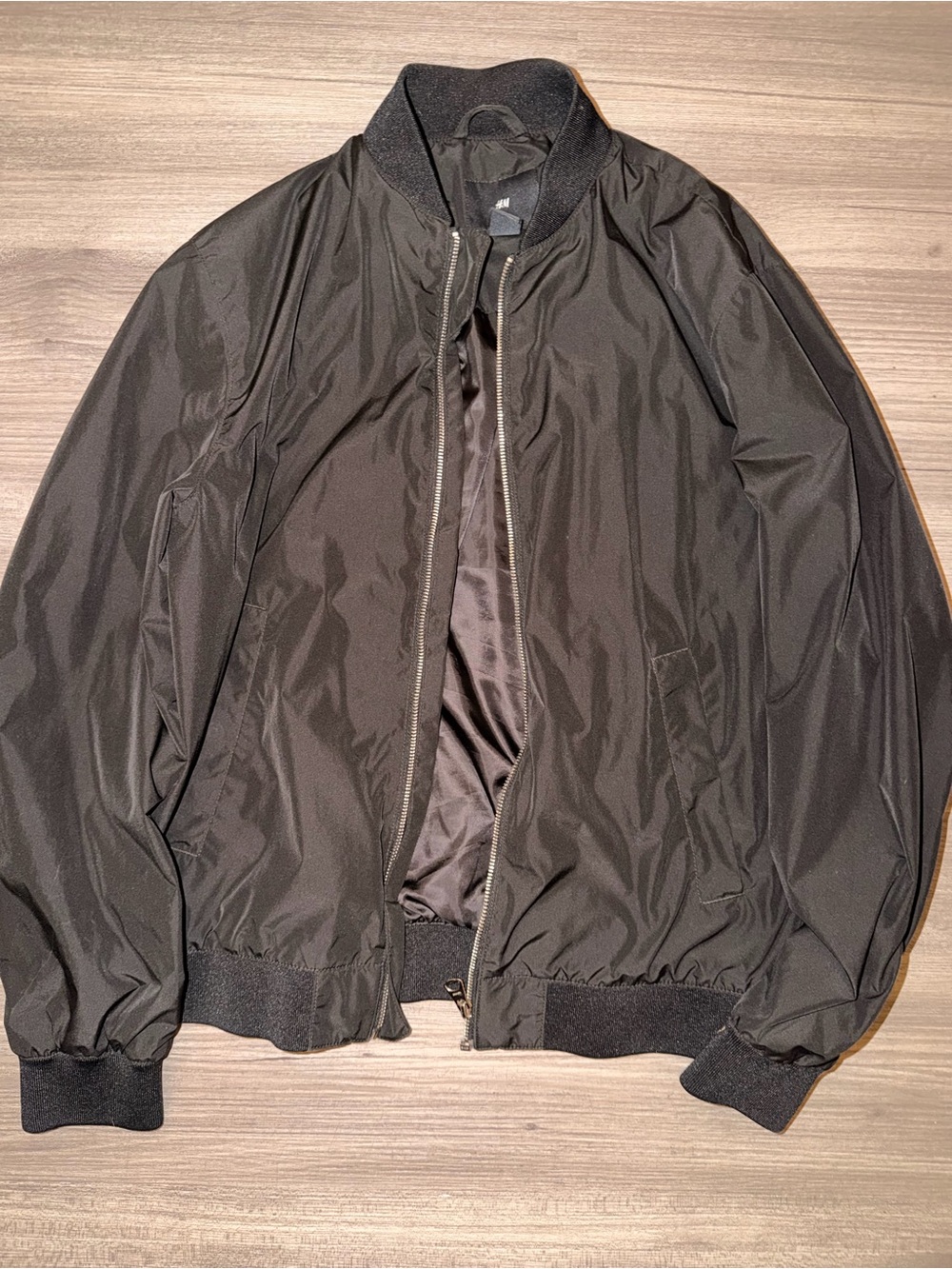 H&M Black Bomber Jacket